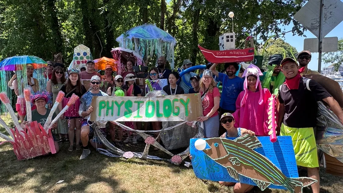 Our July 4th ocean biology parade! Manu made an entire boat… (image 1 of 2)